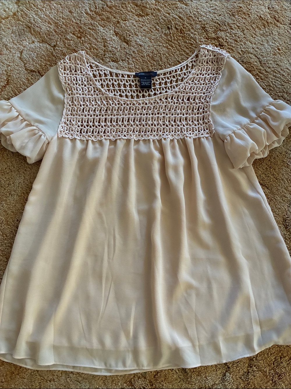 BCBG Max Azria Beige Blouse